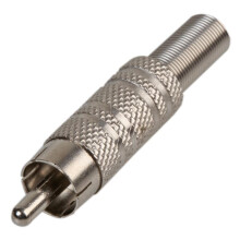 PRO SIGNAL - Nickel Plated Phono Plug, 6mm
