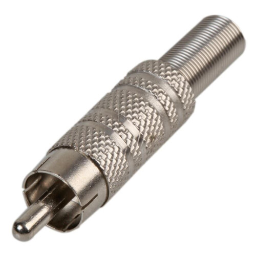 PRO SIGNAL - Nickel Plated Phono Plug, 6mm