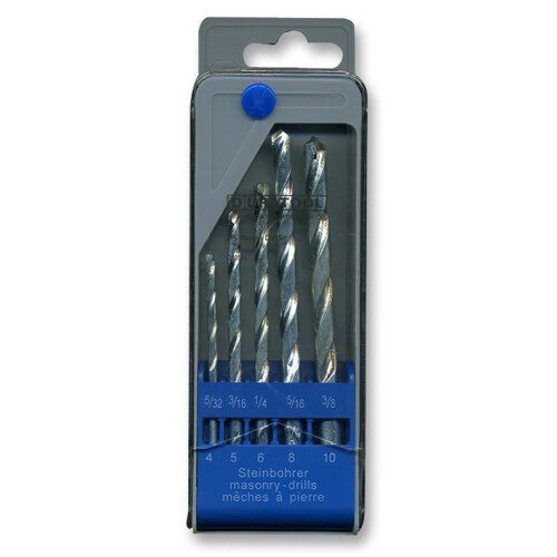DURATOOL - Masonry Drill Bit Set, 5 Piece