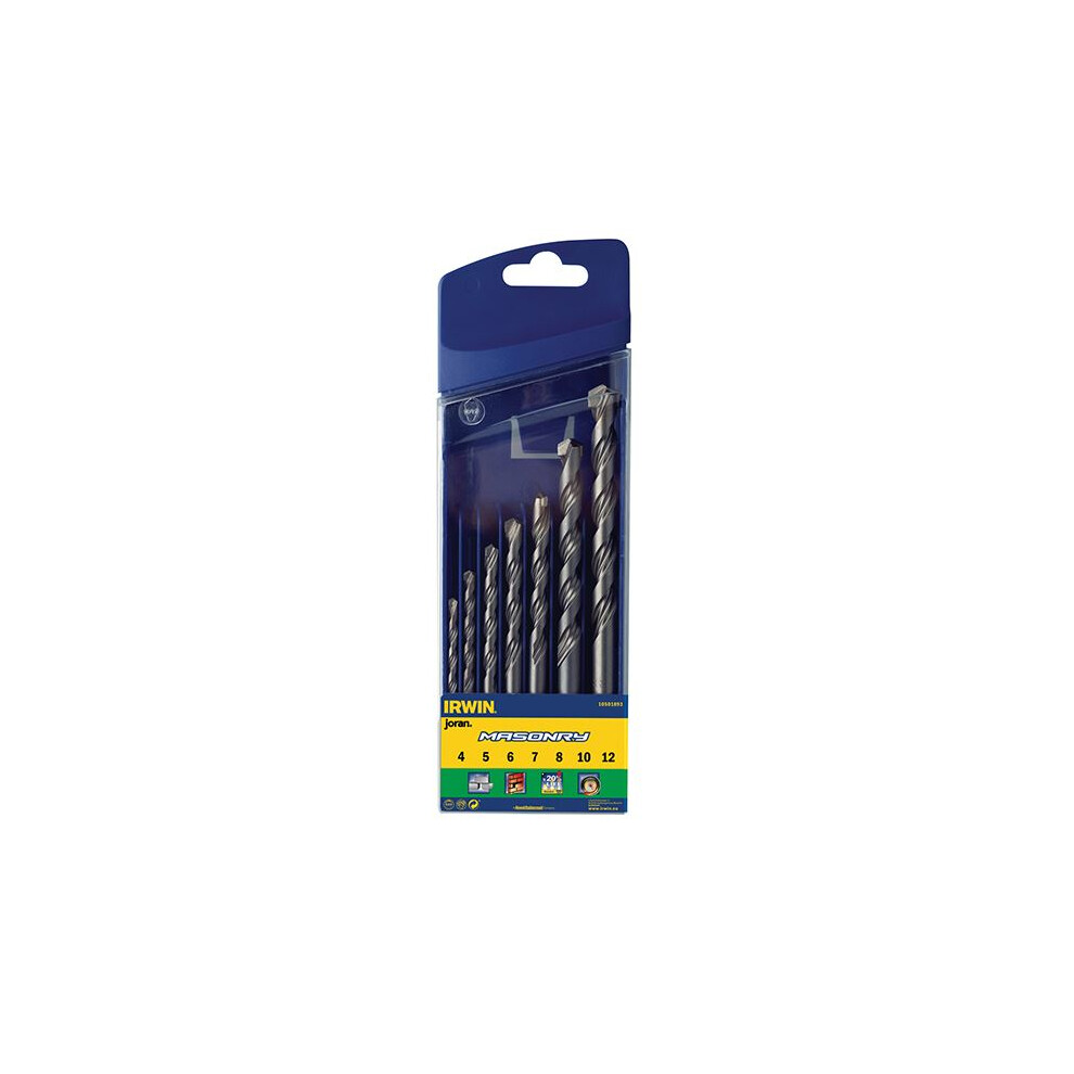 Irwin - Masonry Drill Bit Set, 7 Piece 5709131248149
