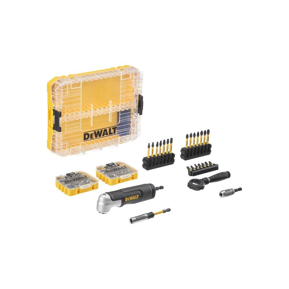 DEWALT - DT70775 Mix Bit Set With Right-Angle Attachment, 80 Piece