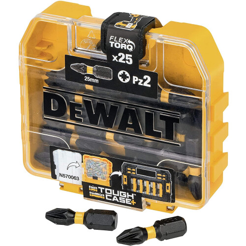 DeWalt DEWALT DT70588T Impact Bits PZ2 25mm (Pack 25)