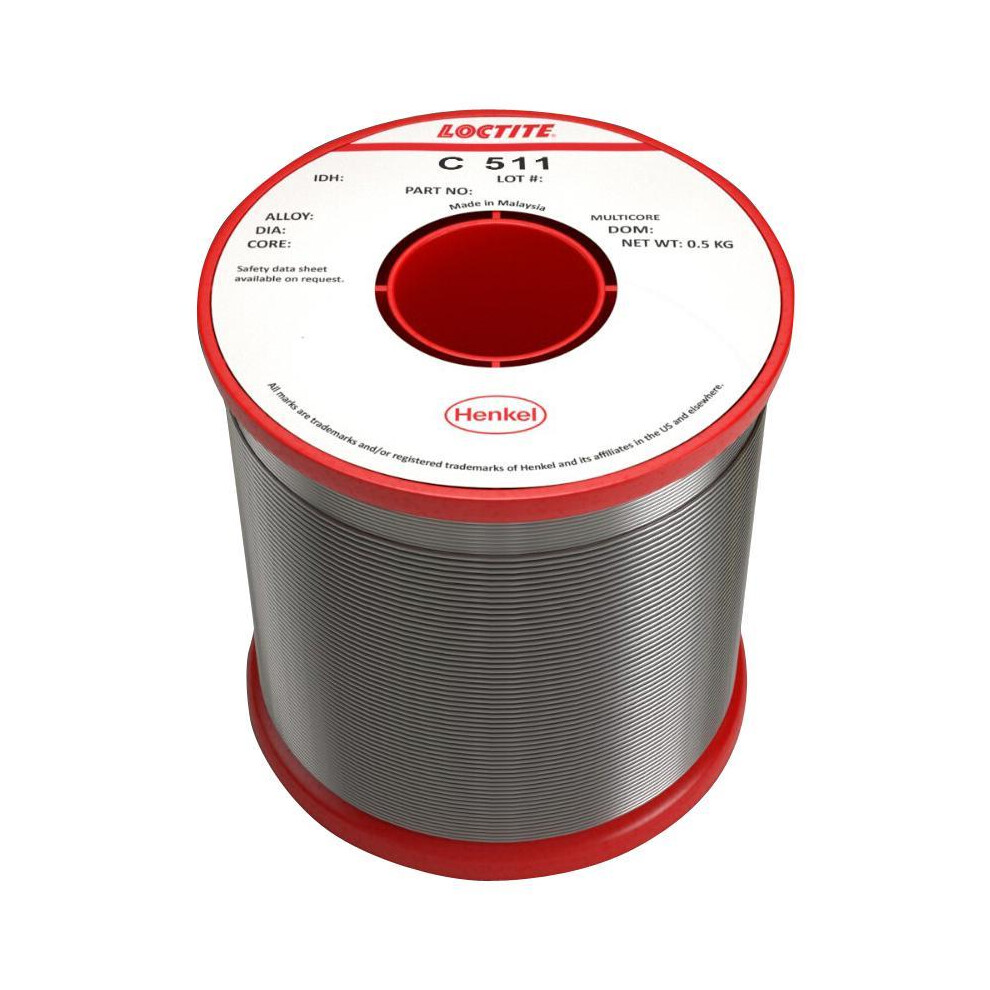 Multicore / Loctite - Crystal 511 Solder Wire 0.71Mm, 500G, 188C 3341854142483