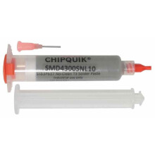 CHIP QUIK Solder Paste No Clean Lead-Free in 10cc Syringe 35g Water Washable T3