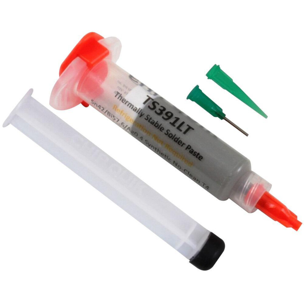 Chip Quik - No-Clean, Lead-Free, Low Temperature, Solder Paste Syringe 3341854182281