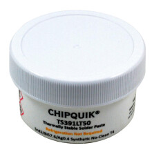 CHIP QUIK Lead-Free Low Temperature Thermally Stable Solder Paste Jar 50g
