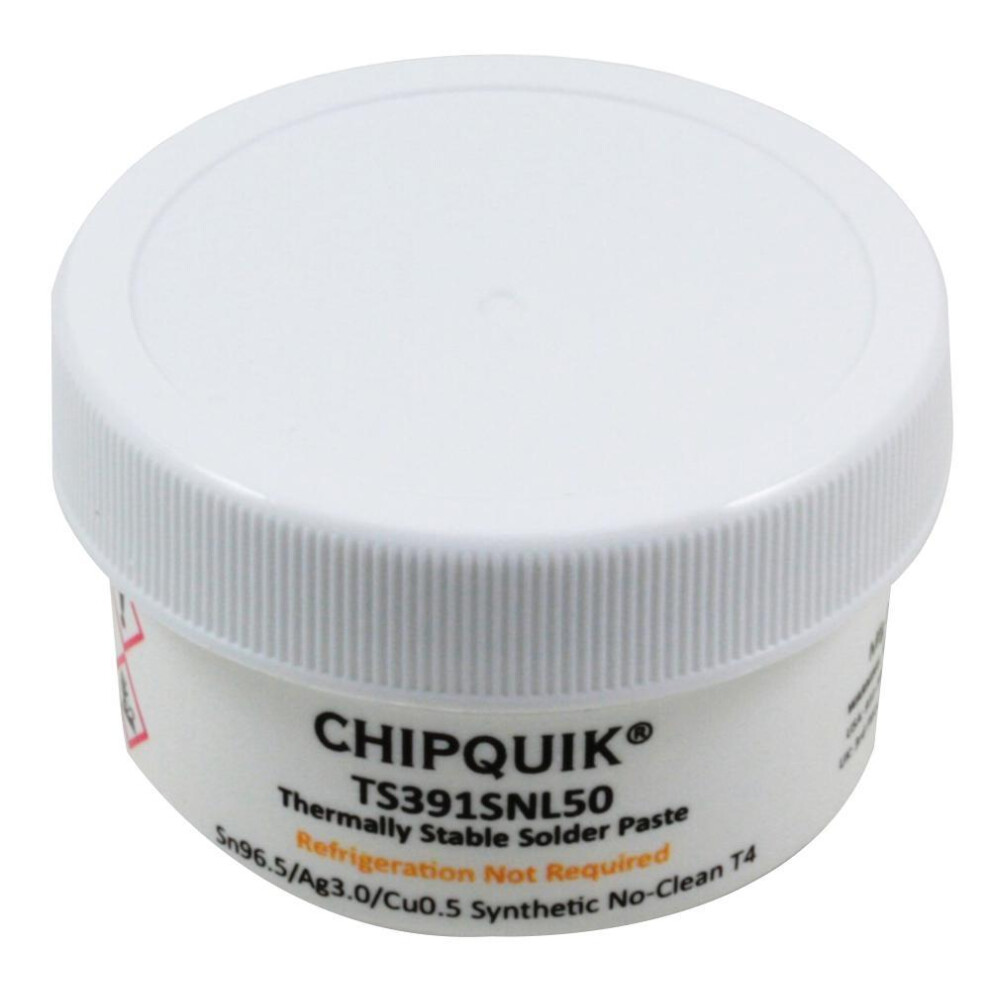 Chip Quik No-Clean Lead-Free Thermally Stable Solder Paste Jar T4 Mesh 50G 3341854182311