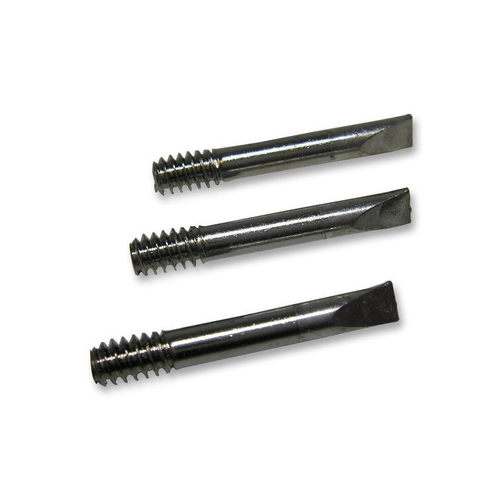 WELLER - 4.0mm Straight Soldering Iron Tip for SP23 & SP23D, 3 Pack