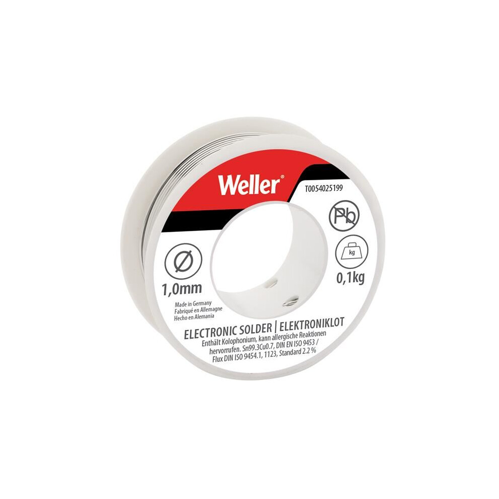 Weller - EL99/1-100 Lead-Free Solder 1.0mm 100g