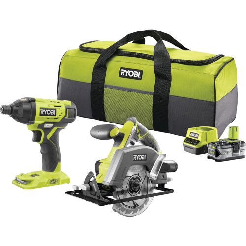 Ryobi Impact driver and circular saw kit (1 x 4.0 Ah)