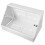 CLEVER LITTLE BOX - Conec2 2-Gang Angled Surface Mount Bench Pattress Box White 1