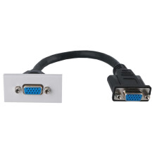 PRO SIGNAL - VGA Socket Wall Plate Module, 50x25mm