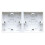MK - 2 Gang White Surface Pattress Box, 38mm 1