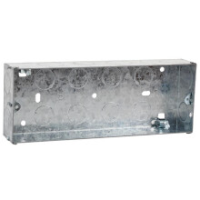 MK - 3 Gang 35mm Steel Back Box
