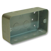 BRITISH GENERAL - 2-Gang Metalclad Surface Mounting Box