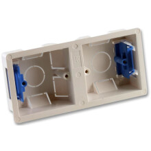 PRO ELEC - Dual (1+1) Dry Lining Box, 35mm Flush Mount