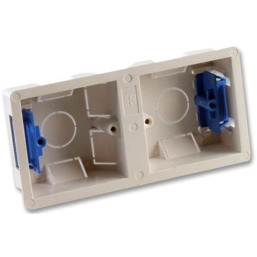 PRO ELEC - Dual (1+1) Dry Lining Box, 35mm Flush Mount