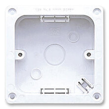 LOGIC PLUS - 1 Gang 45mm Flush Flanged Box, White