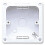 LOGIC PLUS - 1 Gang 45mm Flush Flanged Box, White 1