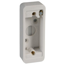 CRABTREE - 1 Gang Architrave Back Box, White