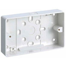 MK 2 GANG 32MM PVC BOX, K2183WHI