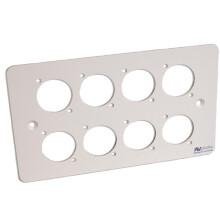 AVPLATES - 2 Gang 8x D-Shell Wall Plate