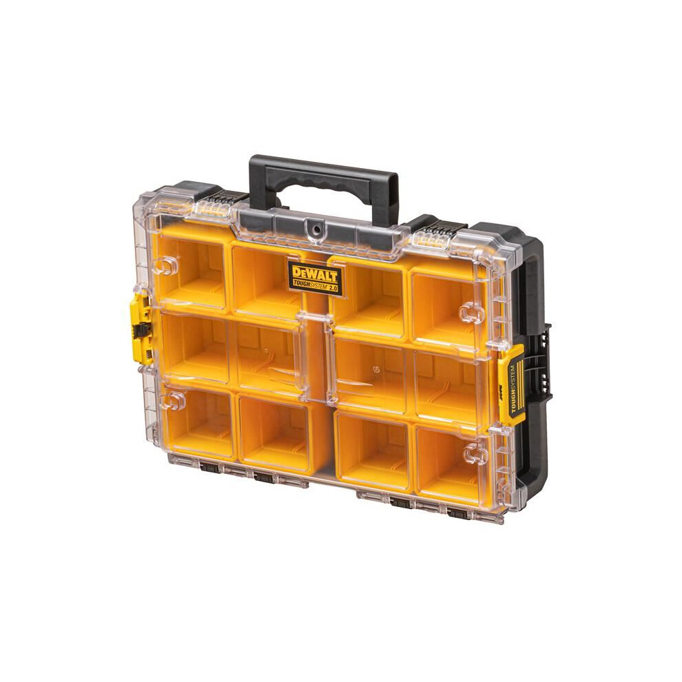 DEWALT - DS100 TOUGHSYSTEM 2.0 Toolbox with Clear Lid