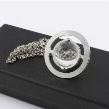 (Necklace Silver) Saturn Vivienne Luxurious Necklace And Earring Set Crafted With Premium Alloy Materials