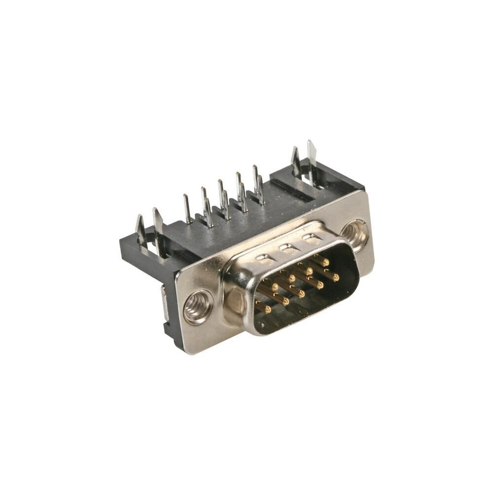 Multicomp Pro - 9 Pin D-Sub Right Angle Pcb Plug With Boardlock 3561044192757