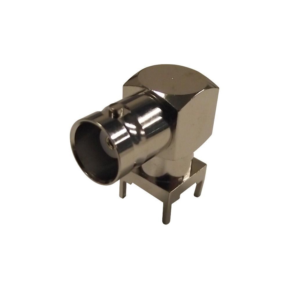 Multicomp Pro - 50 Ohm Bnc Right Angled Pcb Mount Socket, Dc To 4Ghz - Pcb Termination 3561064142718