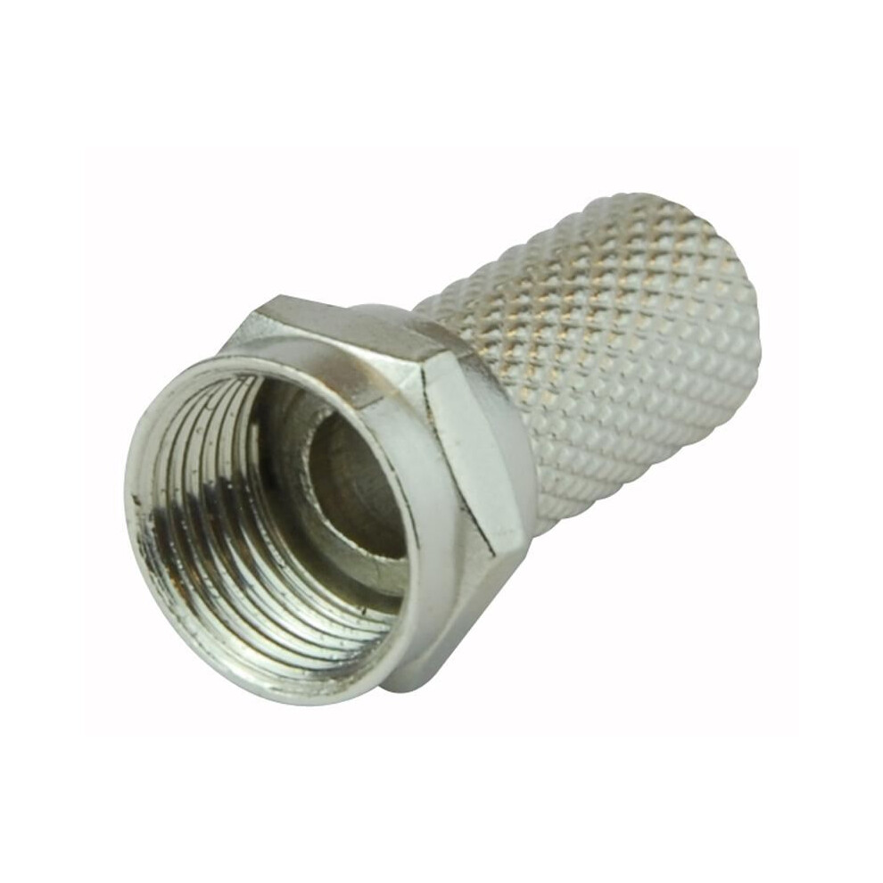 Pro Signal - Twist-On F Type Plug With Zinc Body, Rg6u 3561064192300