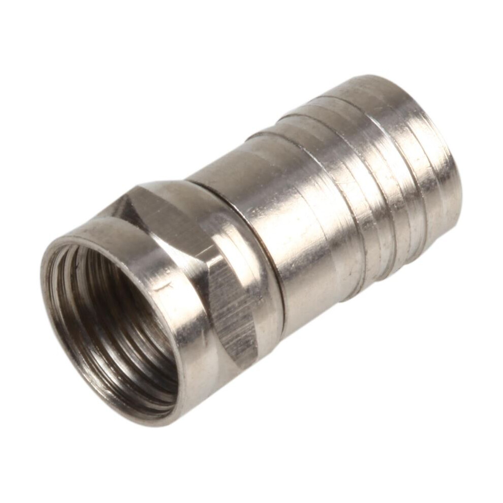 Proception - Crimp On F Connector, 75 Ohm, Rg6, Pack Of 100 3561104142463