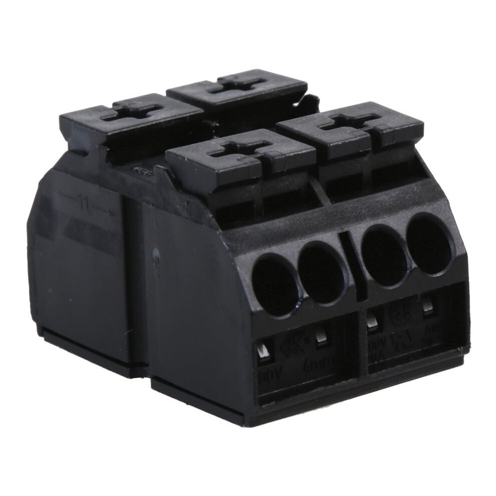 Wago - 4 Conductor Chassis Mount Terminal Strip, 20Awg To 12Awg, 32A, 2 Pole 3561104162065
