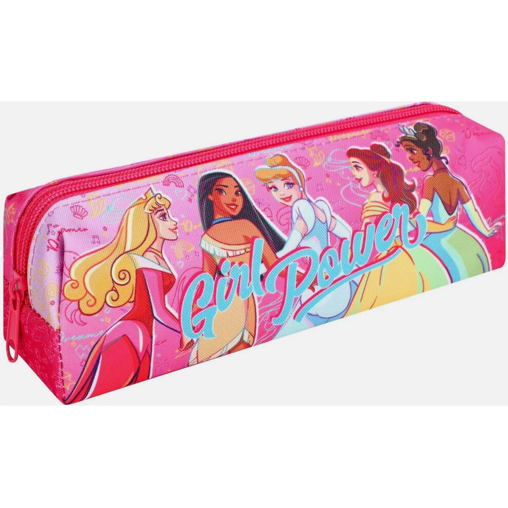 Disney Princess Pencil Case Back To School Zipped Stationery Holder