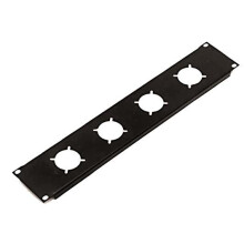 PENN ELCOM - 19" Rack Panel Punched for 4x Socapex - 2U