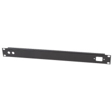 PENN ELCOM - 19" Rack Panel Punched for 1x IEC & 2x 6.35mm 1/4" Jack - 1U