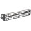 PENN ELCOM - 19" Rack Panel Punched for 32 D Series Connectors - 2U 1