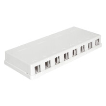 TUK - 8 Port Keystone Housing - 94.0 x 218.0 x 30.5mm
