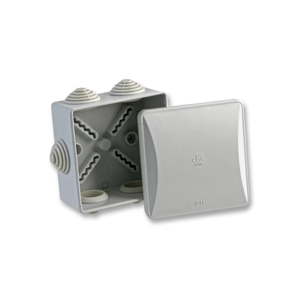 Olan - Ip55 Thermoplastic 6 Entry Junction Box Enclosure - 80X80x40mm 3561154102158