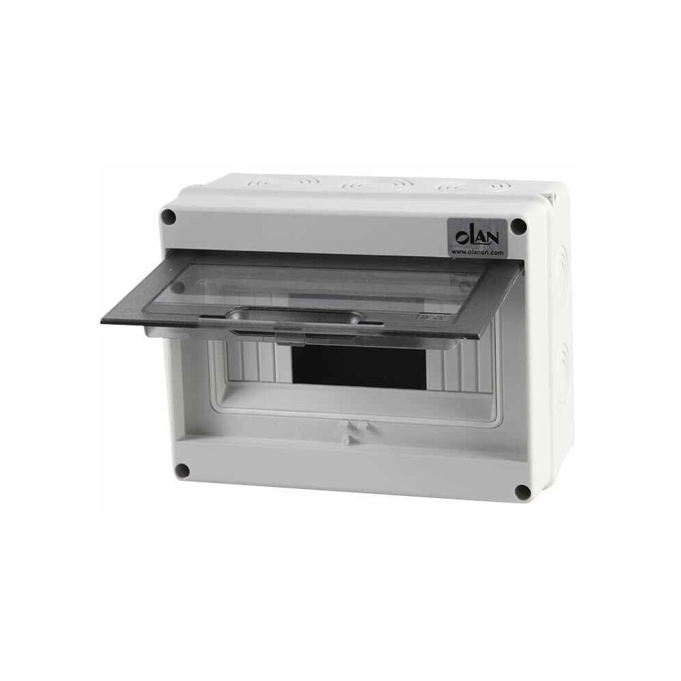 Olan - Ip65 Abs 8 Module Distribution Box Enclosure - 200X160x90mm 8026756400323