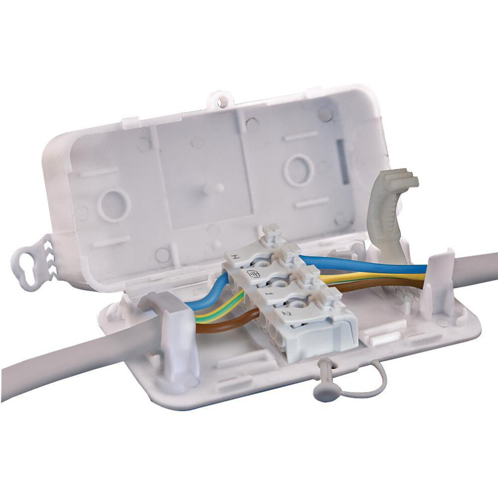 Hylec - 4-Pole Junction Box With Screwless Terminals 5060476840215