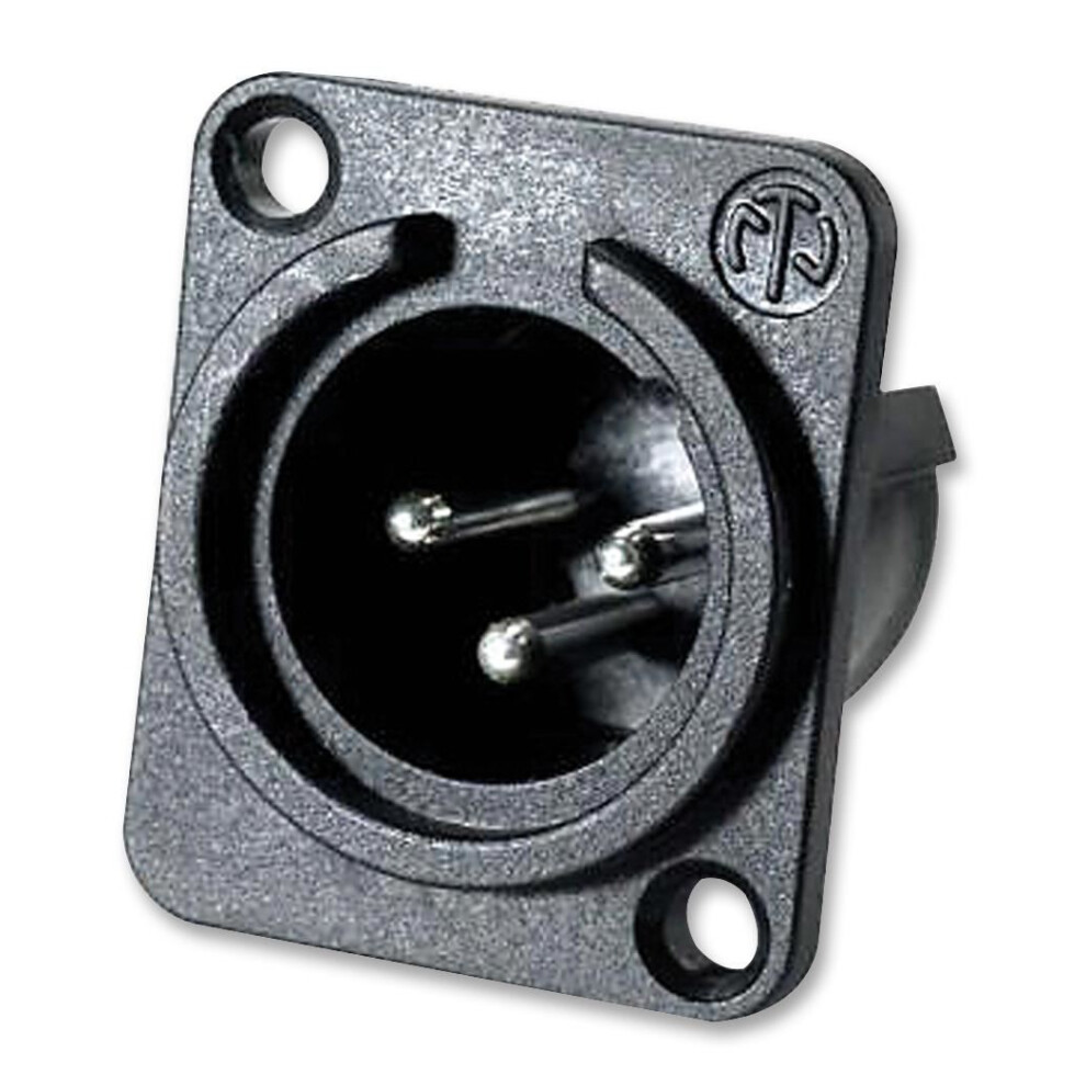 Neutrik - Xlr Panel Plug, 3 Pole, D Shell 642610980794