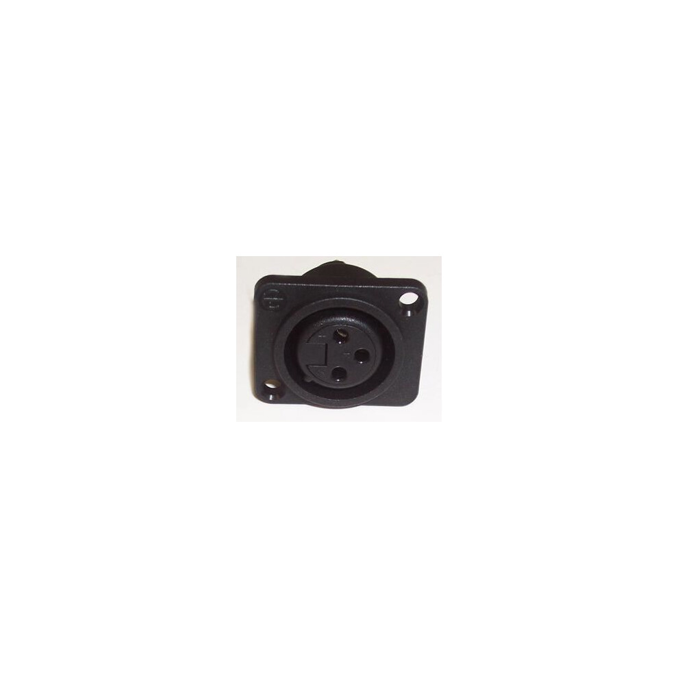Neutrik - Xlr Panel Socket, 3 Pole, D Shell 3341794182808