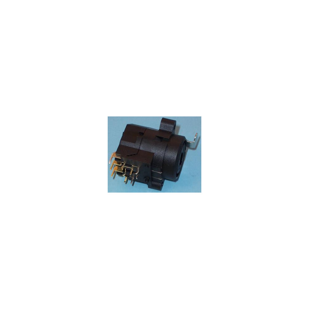 Neutrik - Xlr / Jack Socket 90 Degree + Switch