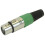 PRO SIGNAL - 5 Pole XLR Socket with Green Coloured Strain Relief 1