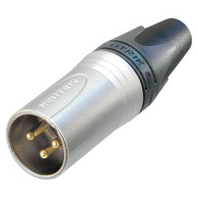 NEUTRIK - XLR Plug, 3 Pole, Heat Resist