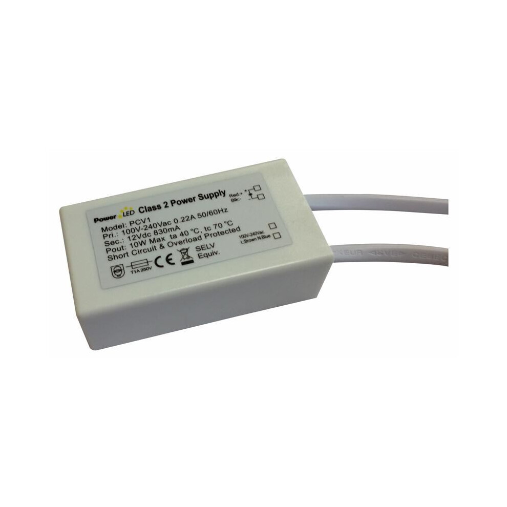 Sunpower - 10W 12V 830Ma Ip65 Rated Constant Voltage Led Lighting Power Supply 3561224102323
