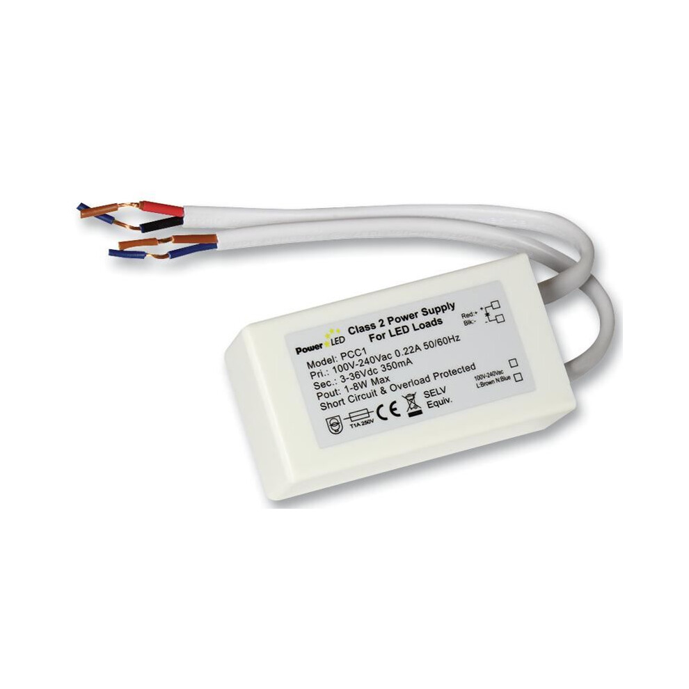 Sunpower - 8W 3V-36V 350Ma Ip65 Rated Constant Current Led Lighting Power Supply 3561224102408