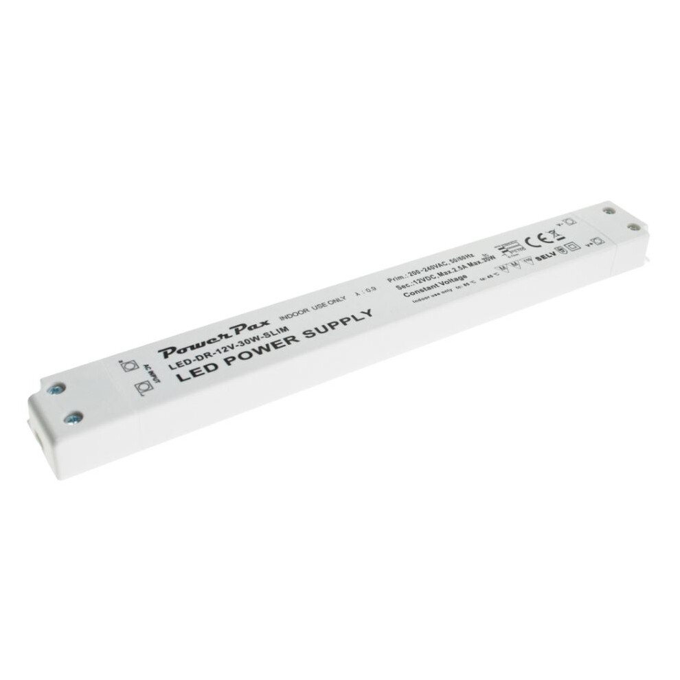 Powerpax - 30W Led Driver, Constant Voltage 12V 2.5A 3561224102781
