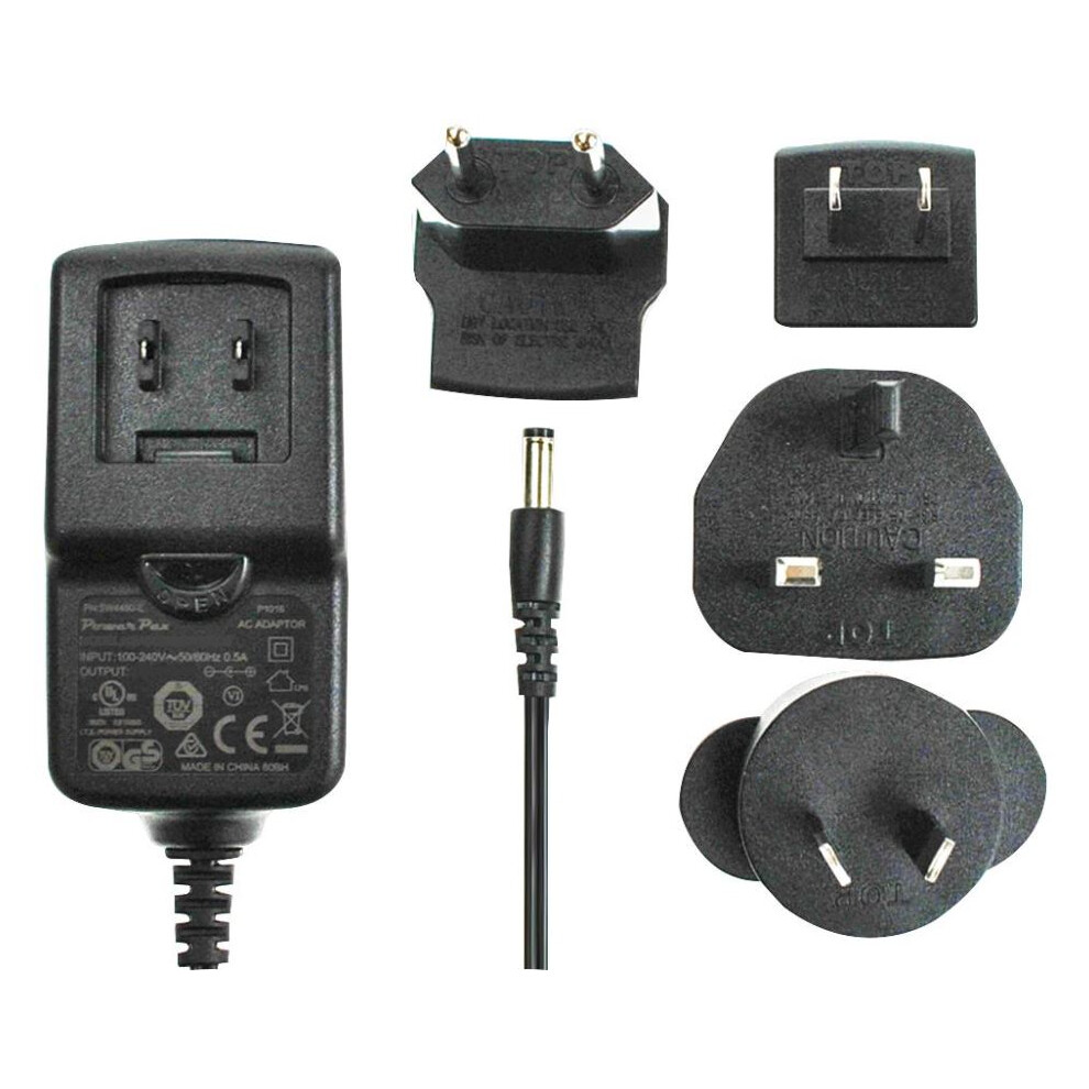 Powerpax - 24V, 500Ma, 15W, International Plug In Power Supply, 2.5Mm Plug 3561224102897